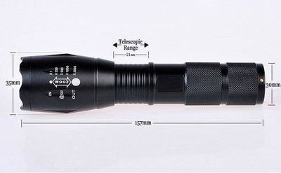 SA LED Telescopic Zoom Military Tactical Led Flashlight