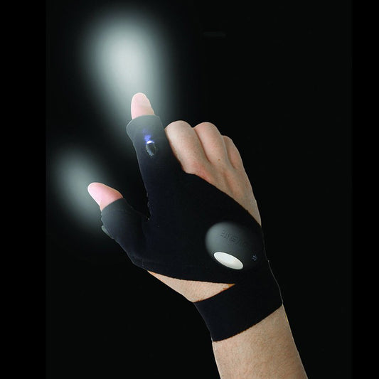 SA Magic Strap Fingerless Glove LED Flashlight Torch