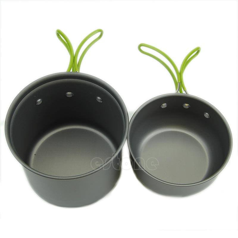 SA Portable Outdoor Non-stick Pots Pans Bowls
