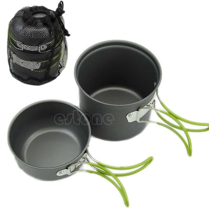 SA Portable Outdoor Non-stick Pots Pans Bowls