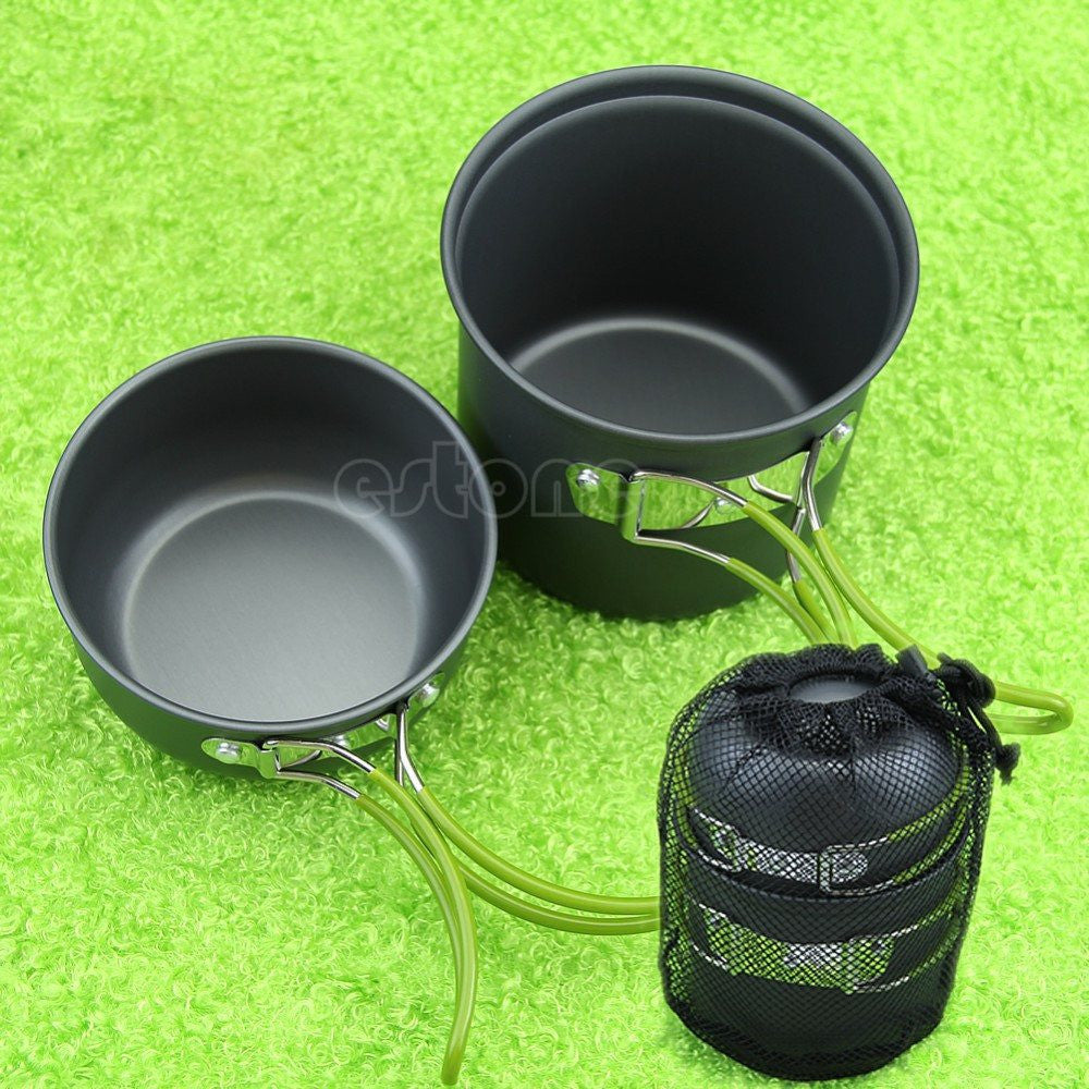 SA Portable Outdoor Non-stick Pots Pans Bowls