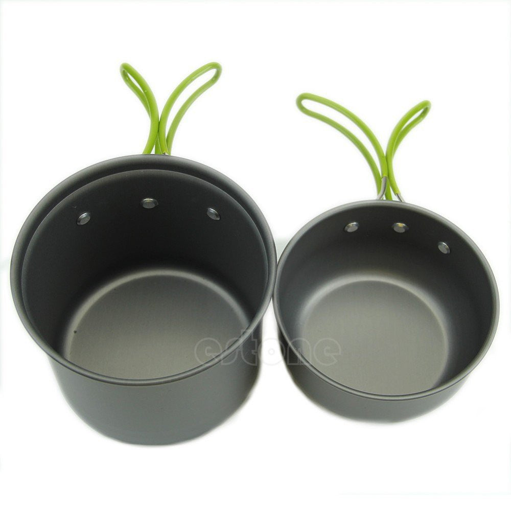 SA Portable Outdoor Non-stick Pots Pans Bowls