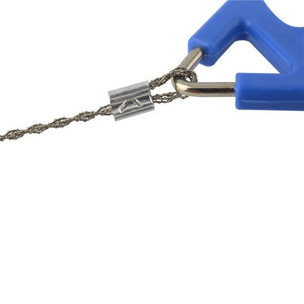 SA Survival Gear Outdoor Plastic Steel Wire Saw Ring Scroll