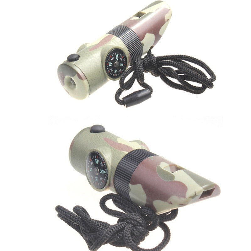 7 in 1 Multifunctional Military Survival Whistle