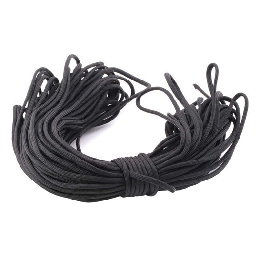Black 550 Type III Parachute Paracord 100FT