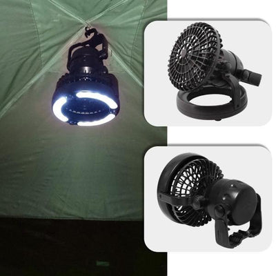 SA 2 In 1 Portable LED Camping Light with Cooling Fan
