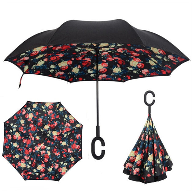 SA Inverted Double Layer Reverse Umbrella