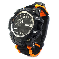SA Outdoor Sports Multi-function Paracord Waterproof Survival Watch