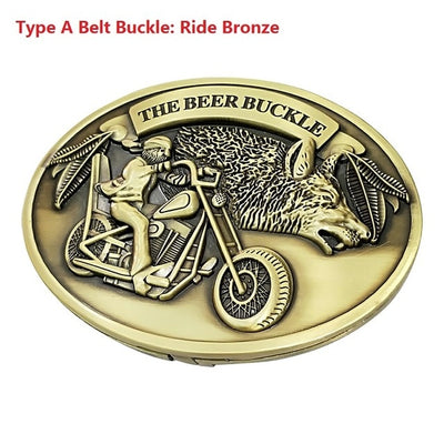 SA Belt Buckle Beer Holder