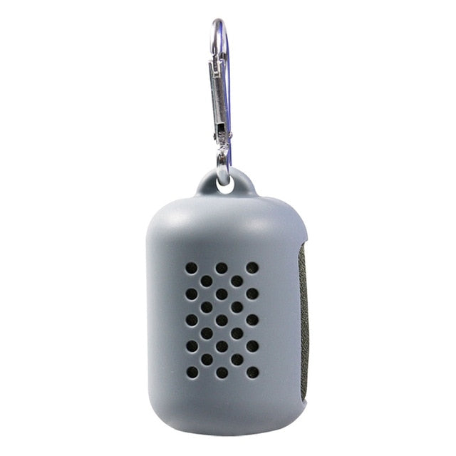 SA Quick-Drying Sports Towel With Silicone Case