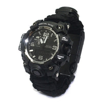 SA Outdoor Sports Multi-function Paracord Waterproof Survival Watch