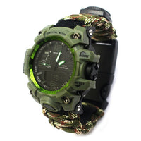 SA Outdoor Sports Multi-function Paracord Waterproof Survival Watch